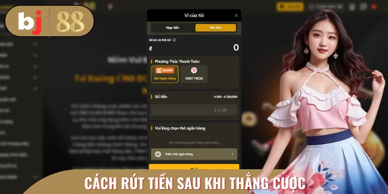 Hướng dẫn rút tiền thưởng về tài khoản ngân hàng và ví USDT dễ dàng
